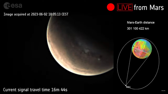 Transmitidas as primeiras imagens ao vivo de Marte