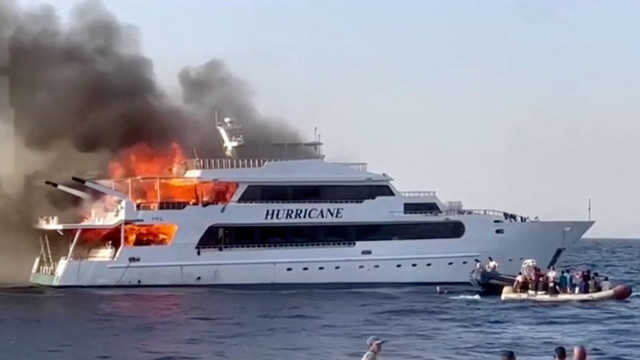 Turistas britânicos morrem em incêndio a bordo de barco no Mar Vermelho