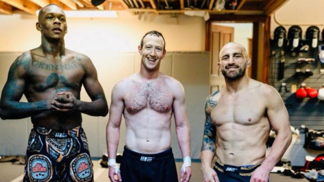 Zuckerberg publica foto treinando com campeões do UFC em meio a boatos de luta com Musk