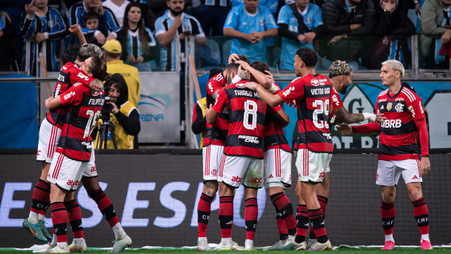 Thiago Maia brinca com gol que deixa Flamengo perto da final na Copa do Brasil: 'É meu'