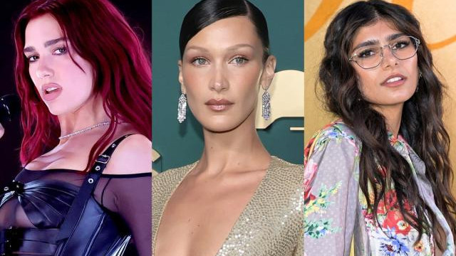 Rappers israelenses pedem a morte de Dua Lipa, Bella Hadid e Mia Khalifa