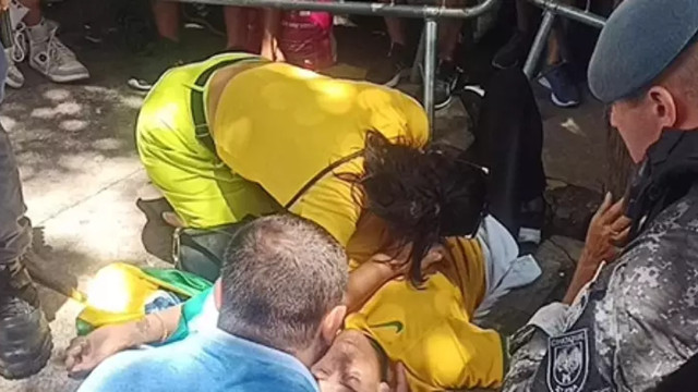 Mulher cai de árvore e sofre perfuração no pulmão em ato de Bolsonaro