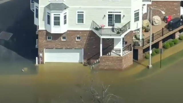 Imagens aéreas mostram destruição causada por inundações nos EUA