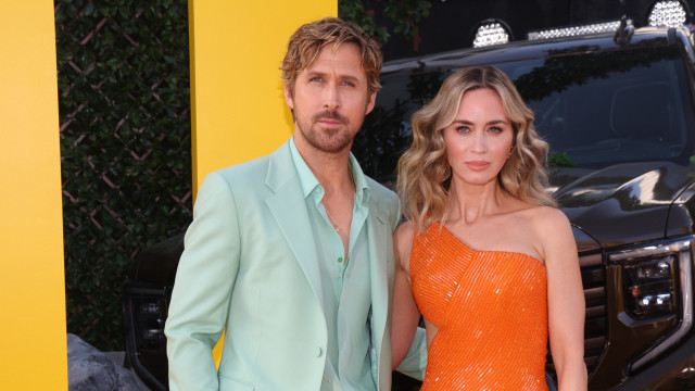 Emily Blunt e Ryan Gosling deslumbram em pré-estreia do novo filme; veja