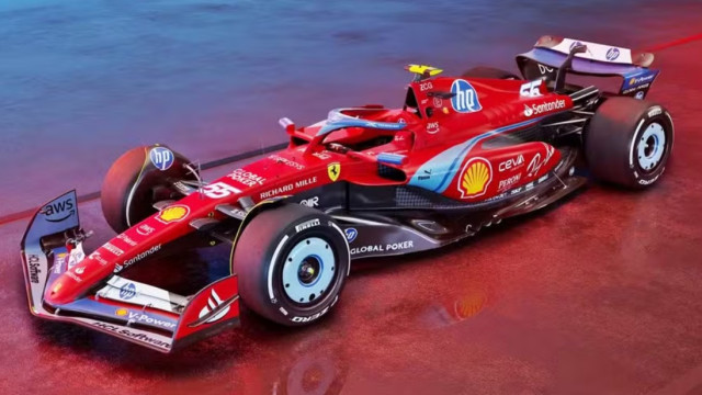 Ferrari azul? Escuderia mostra pintura especial para o GP de Miami de Fórmula 1
