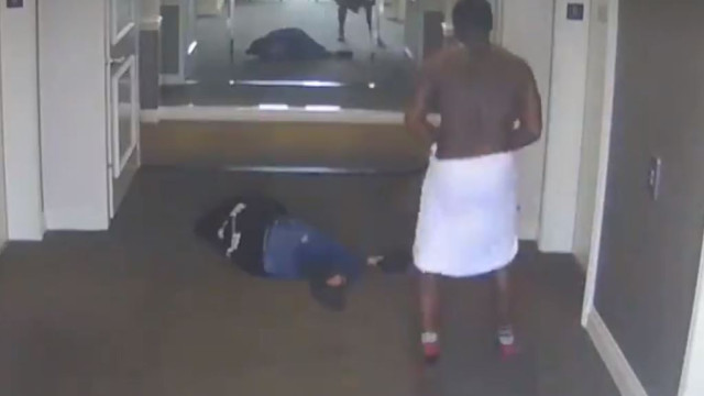 Imagens de videovigilância mostram rapper agredindo a ex-namorada