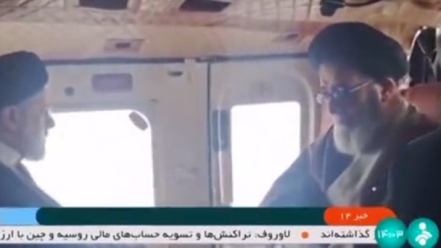 Vídeo mostra presidente do Irã dentro do helicóptero antes do acidente