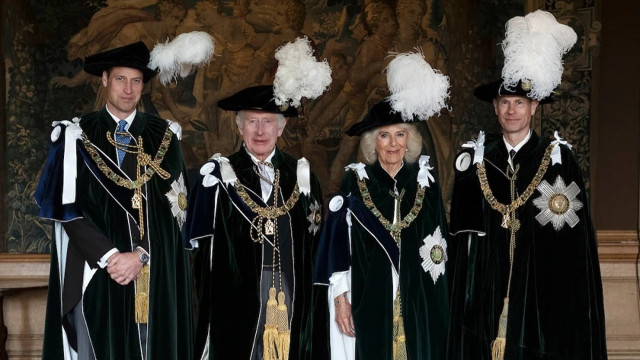 Príncipe William e Rei Charles celebram condecorações na Escócia; veja