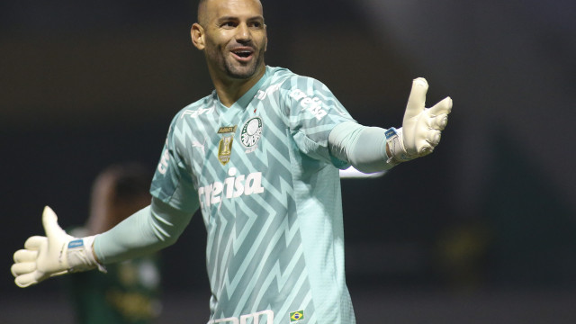 Weverton celebra marca importante no Palmeiras e Felipe Anderson admite que carece de ritmo