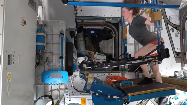 Astronauta da NASA mostra como é fazer academia na Estação espacial