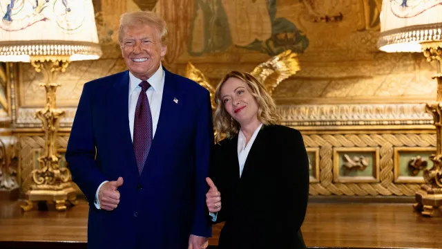
                    Trump diz que Meloni 