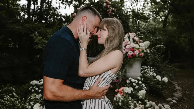 
                    Taylor Swift e Travis Kelce se casam nos EUA
                
