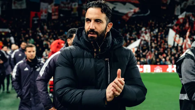 
                    Vestiário do United estava cheio de Amorim: 