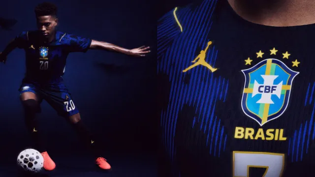 
                    Nike lança camisa 2 do Brasil para a Copa em parceria com marca de Michael Jordan
                