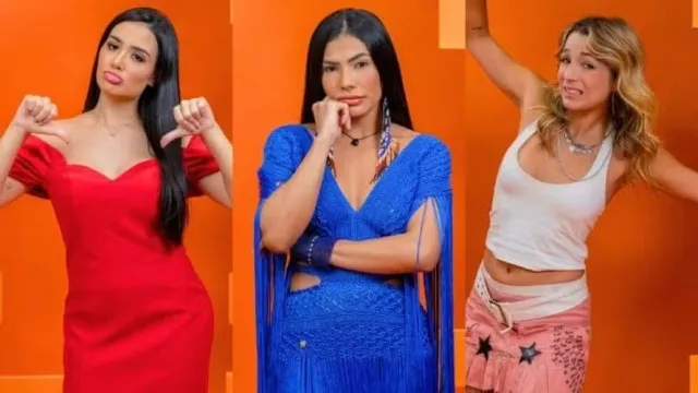 
                    Jordana, Marciele e Samira estão no paredão
                