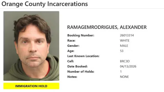 Governo dos EUA divulgam foto de Ramagem sob custódia do ICE