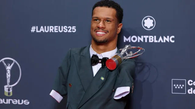 
                    Gabriel Araújo conquista Laureus, maior premiação do esporte mundial
                