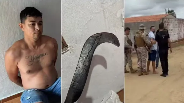 
                    Namorado e cunhado usam foice para decepar as mãos de mulher no Ceará
                