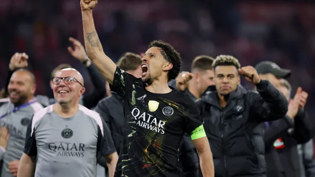 
                    'Uma 2ª vez é ainda mais difícil', diz Marquinhos após ida do PSG à final
                