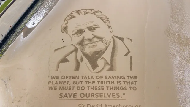 
                    David Attenborough chega aos 100 anos com saga sobre um gorila
                