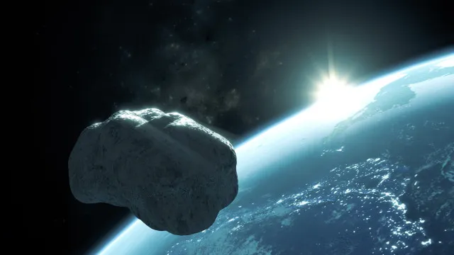 
                    Missão espacial vai analisar asteroide que passará muito perto da Terra 
                