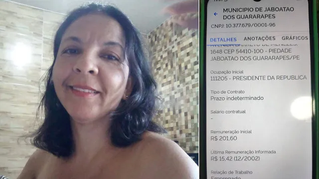 
                    Mulher descobre em cadastro que é 'presidente da República' há 24 anos
                