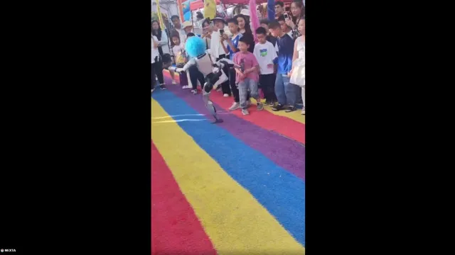 Robô chuta criança durante demonstração de artes marciais na China; vídeo