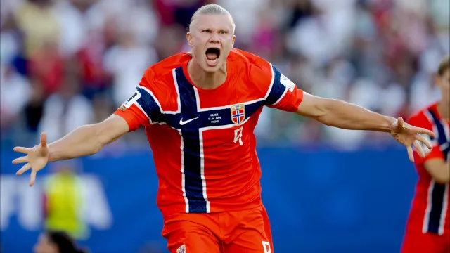 Haaland brilha e Noruega goleia Iraque em seu retorno à Copa do Mundo