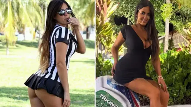 
                    Quem é a 'árbitra mais linda do mundo' que acompanha a Copa nos EUA
                