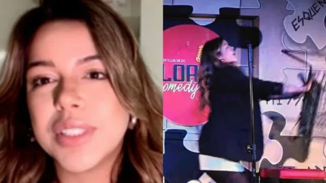 
                    Quem é Fernanda Arantes, comediante agredida com cadeirada durante show em Florianópolis
                