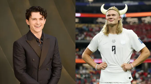 
                    Tom Holland confirma que levou 'vácuo' de Haaland após convite para jantar
                