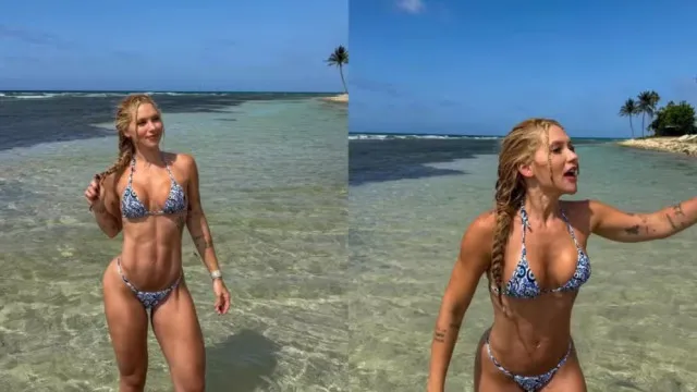 
                    Virginia posa de biquíni na Jamaica e revela susto com ataque de tubarão
                