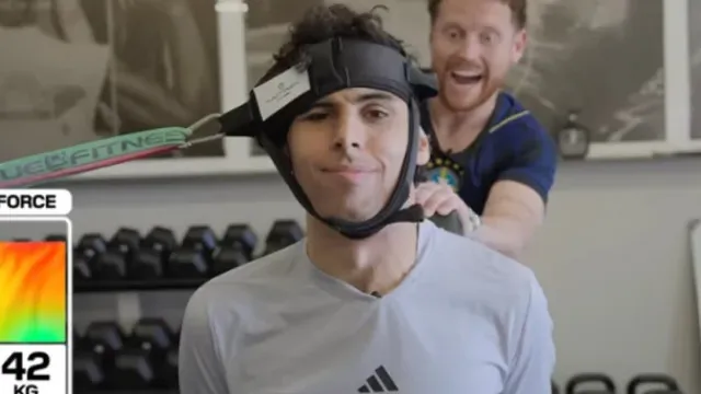 
                    Piloto da F1, brasileiro Gabriel Bortoletto viraliza com treino de pescoço
                
