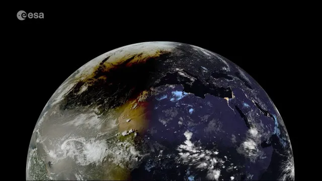 
                    Vídeo mostra eclipse solar visto do Espaço; imagens impressionam
                