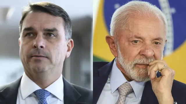 
                    Lula tem 43% e Flávio Bolsonaro, 40%, em cenário de segundo turno, aponta pesquisa Quaest
                