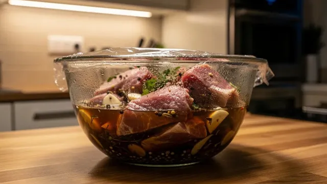 
                    4 alimentos que não devem ficar marinando a noite toda
                