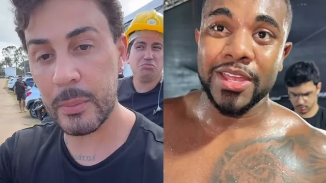 
                    Maia promete lua de mel a Davi Brito se ele vencer luta contra Rico
                