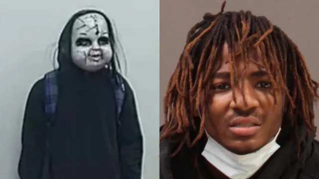 
                    Mulher é perseguida por homem mascarado de Chucky: 