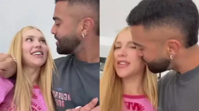 
                    Virginia apaga vídeo em que amigo tenta beijá-la
                