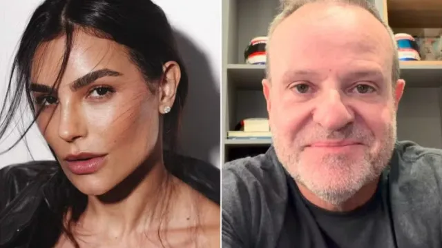 
                    Cíntia Chagas confirma namoro com Rubens Barrichello: 'Muito felizes'
                