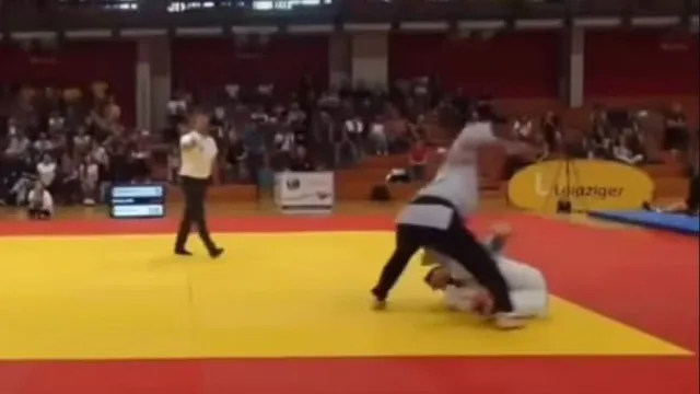 Judoca olímpico é agredido com socos no tatame e fratura mandíbula; vídeo