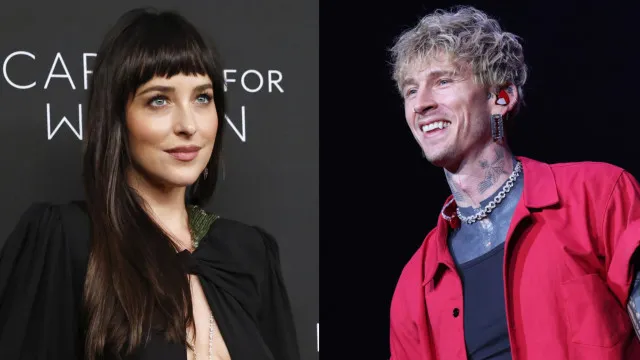 
                    Dakota Johnson e MGK vivem romance discreto há meses, diz revista
                