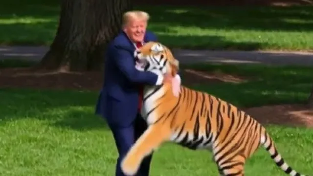 
                    Trump é criticado por fazer piada com morte de homem em ataque de tigre
                