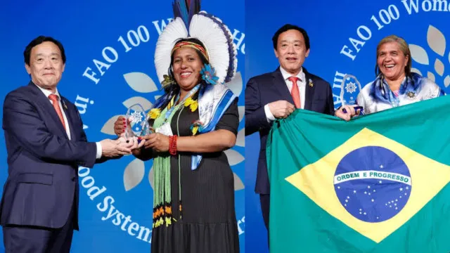 
                    Duas brasileiras estão entre as 100 heroínas da FAO
                