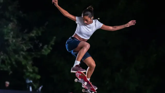 
                    Limitada por problema no tornozelo, Rayssa Leal fica em sétimo no Mundial
                