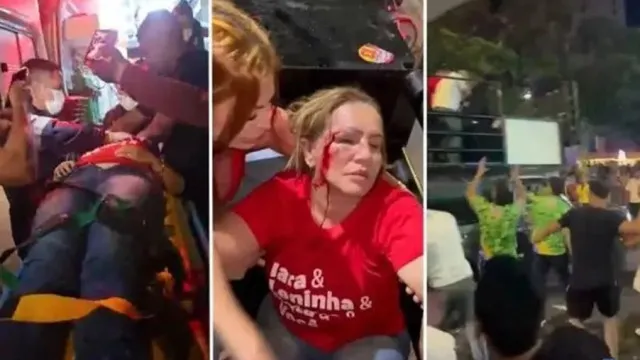 
                    Vereadora do PT leva pedrada no rosto em carreata pró-Lula em Minas Gerais
                