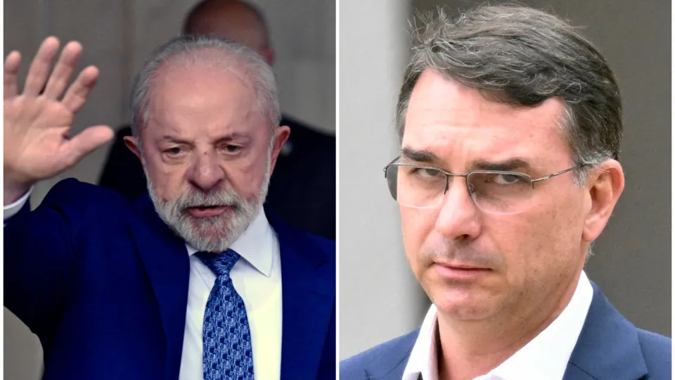 Lula mantém vantagem com 41% no 1º turno contra 31% de Flávio, aponta Datafolha Lula mantém vantagem com 41% no 1º turno contra 31% de Flávio, aponta Datafolha