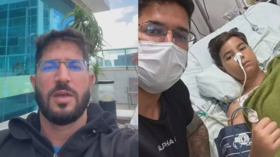 ‘Risco de infecção ainda é alto’, diz pai de menino atacado por tubarão em PE ‘Risco de infecção ainda é alto’, diz pai de menino atacado por tubarão em PE